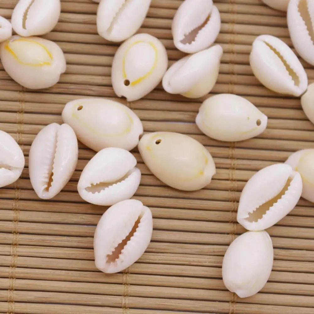 454g 15mm-22mm Natural Beige Sea Shell Conch Pendant Earring 440pcs