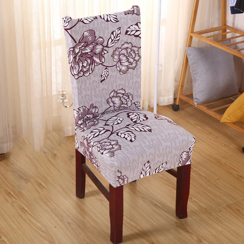 Style 15 Цветочный узор Чехлы на кресла стрейч домашний декор Чехлы для обеденных стульев спандекс офисный Банкетный стул для отеля покрытие capa cadeira - Цвет: Style 15