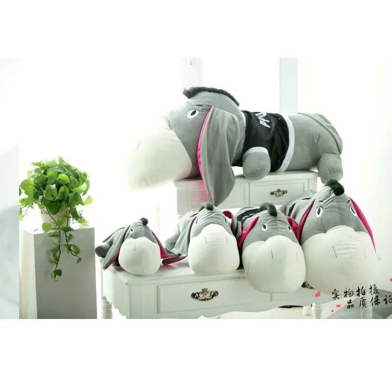 Милый плюшевый Ослик игрушки лежа жесты подушка анимация вещи животных мягкая