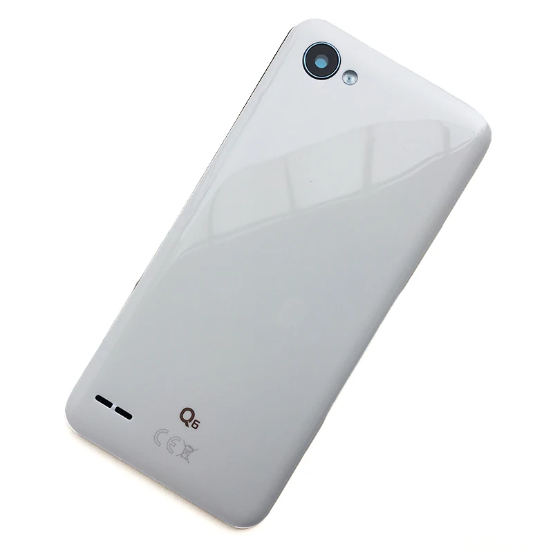 BINYEAE пластик для LG Q6 задний корпус крышка батареи с объективом камеры+ Вспышка светильник