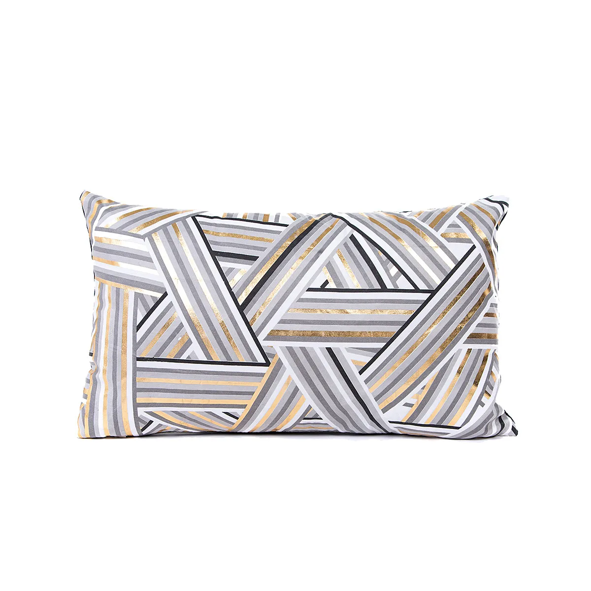 New Year decoration Gold Foil Printing Pillow Case Sofa Waist Throw Cushion Cover Home Decor Christmas Decorations For Home#CG1