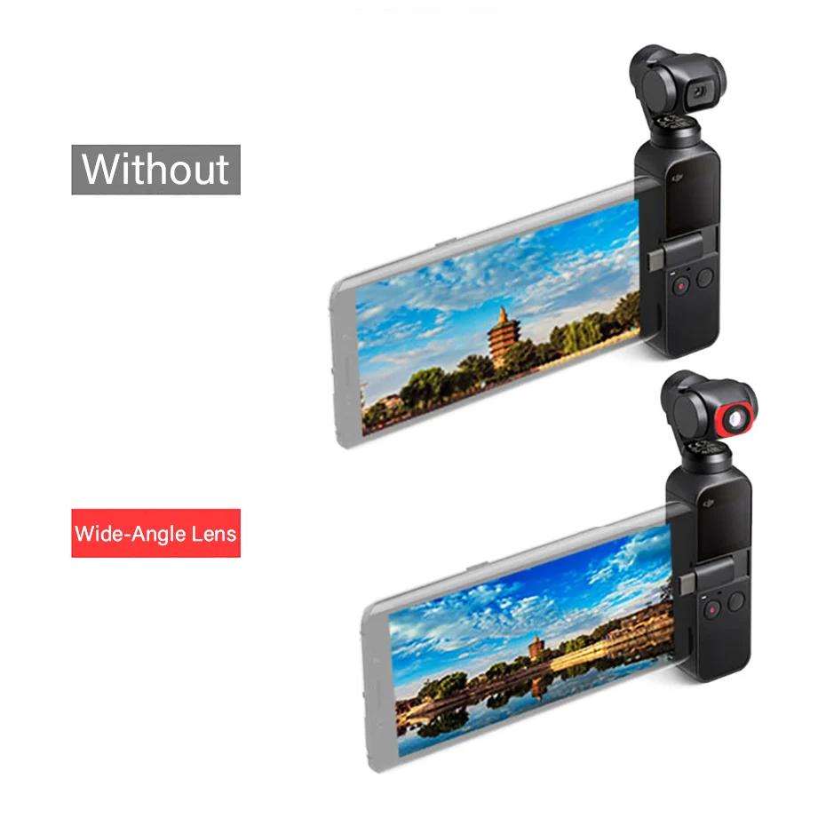 Осмо Карманный ручной Камера фильтр Широкий формат объектив макрос закрыть