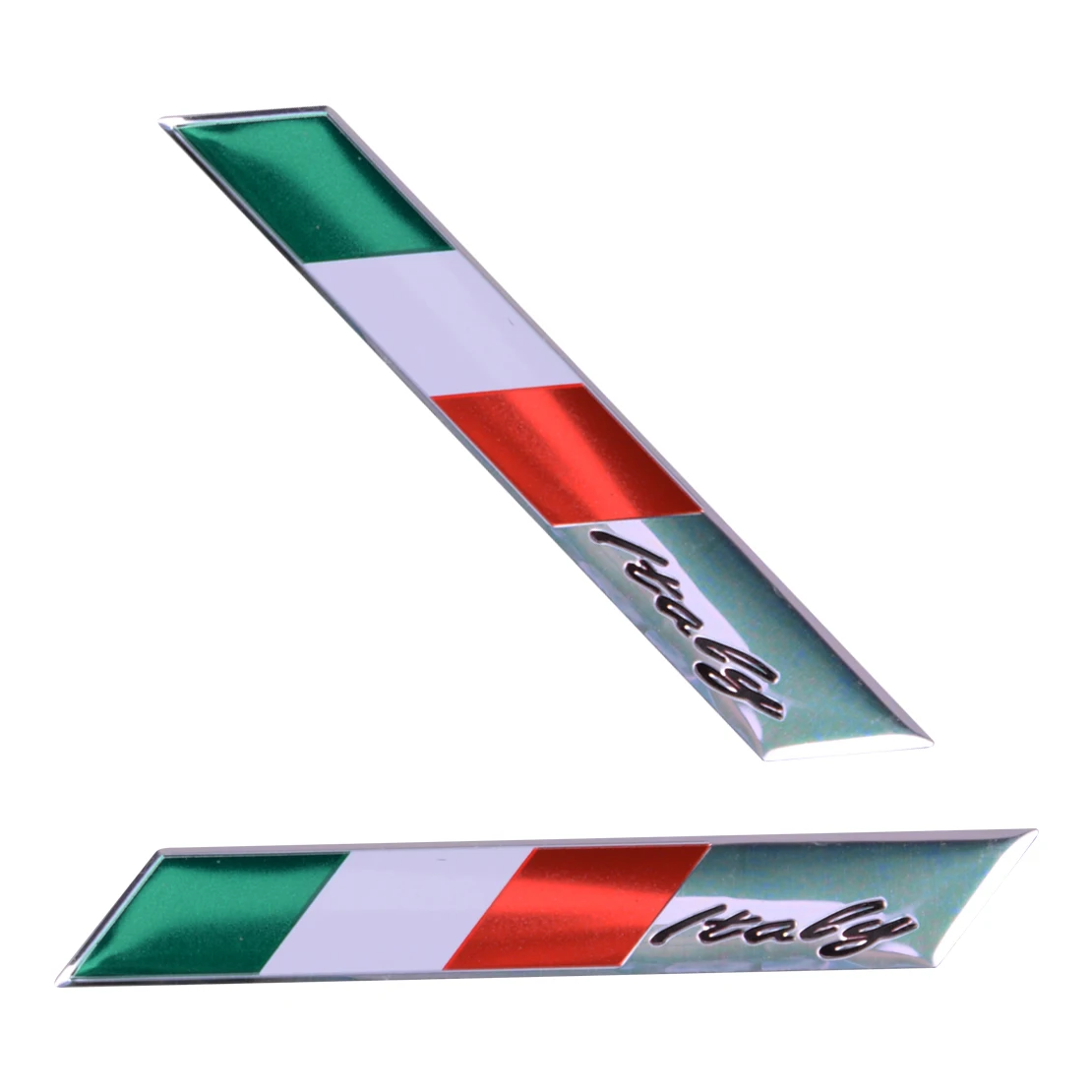 

Beler 2 шт. 3D алюминиевый флаг Италии крыло багажник эмблема значок наклейка подходит для Alfa Romeo FIAT