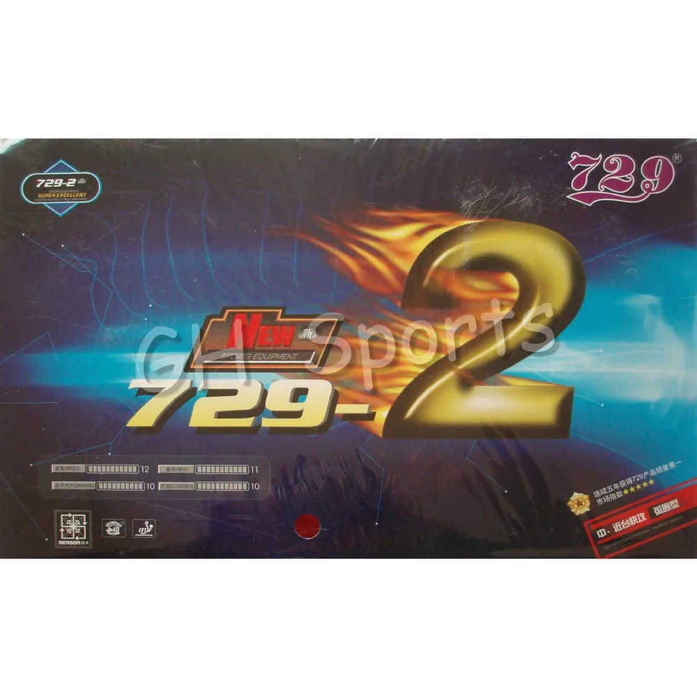 Накладка с губкой RITC 729 Friendship 729-2 (атака + петля) для настольного тенниса