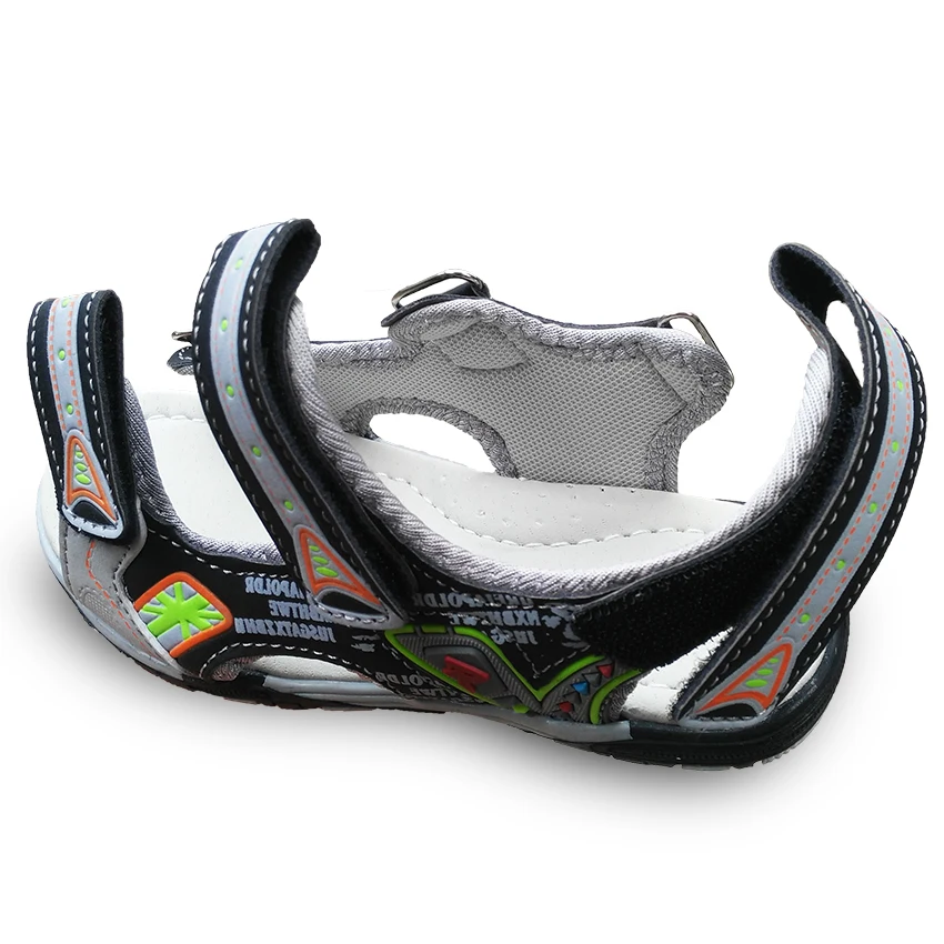 1 пара Детские босоножки из ПУ кожи 16 2 23 5 см|sandals orthopedic|boys sandals summerboys sandal shoes |
