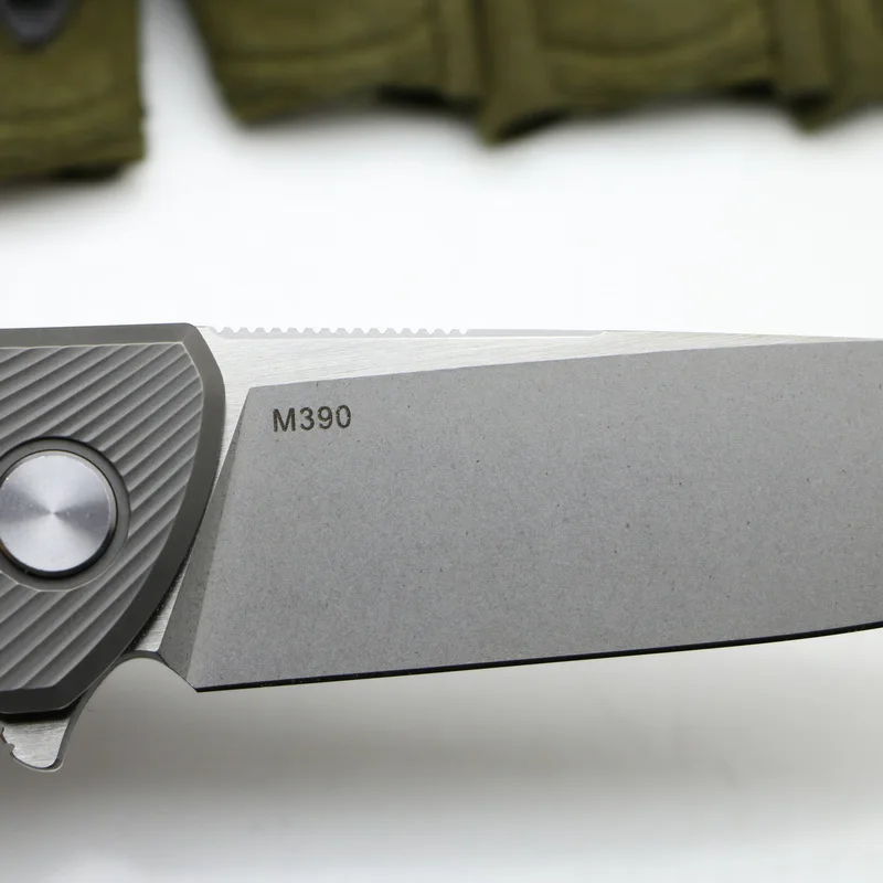 M390 knife Green thorn Hati CF 3D handle folding knife outdoor/camping/hunting/pocket/Tactical knife EDC tool
