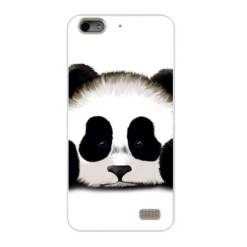 huawei honor 4c Case Silicon panda Painting Soft TPU Back Cover for Phone protect Bags shell |