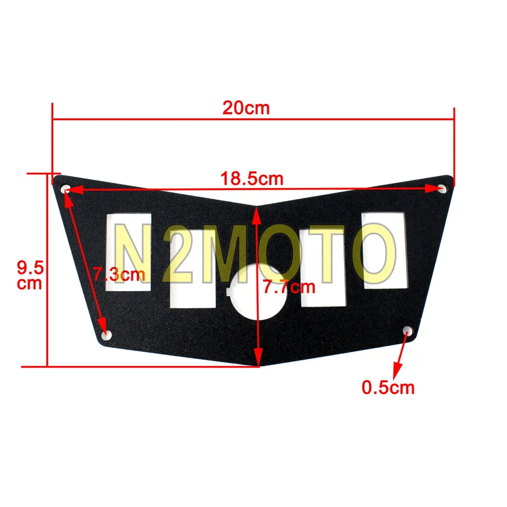 4 рокер переключатель панели пластина для Polaris RZR 800 900 XP 570 2008-2017 | Автомобили и