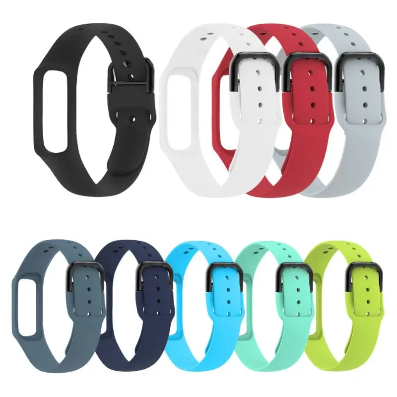 Ремешок силиконовый для Samsung Galaxy Fit e R375 мягкий сменный Браслет наручных часов с