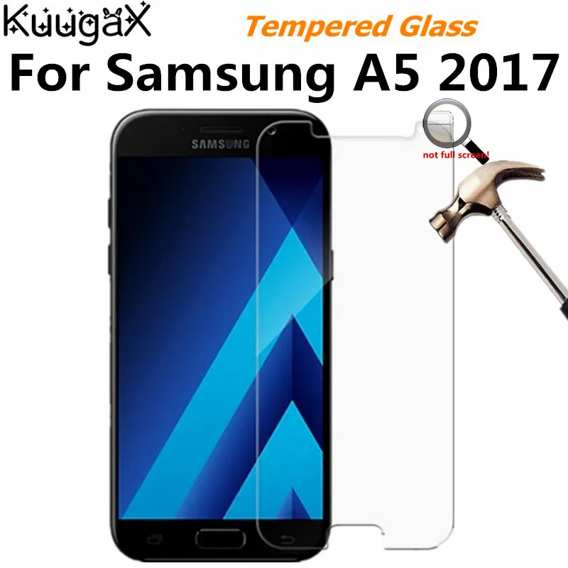 Закаленное Стекло для samsung A5 2017 A5200 A520 A52 A520F крышка GALAXY Экран защитный 5 2 дюймов 9 H