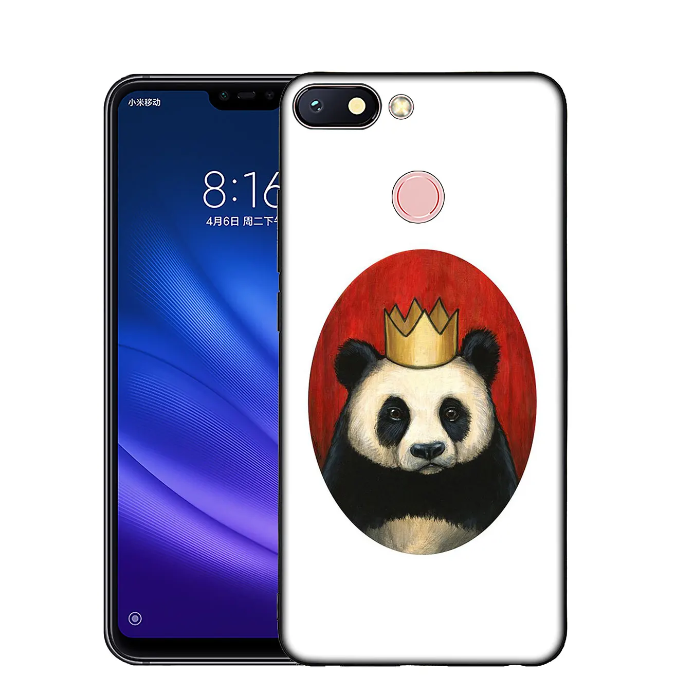 Мягкий Черный силиконовый чехол Panda Dab на EM для Xiaomi Mi 10 9 8 A3 A2 9T Pro Lite SE A1 CC9 CC9E 5X 6X |