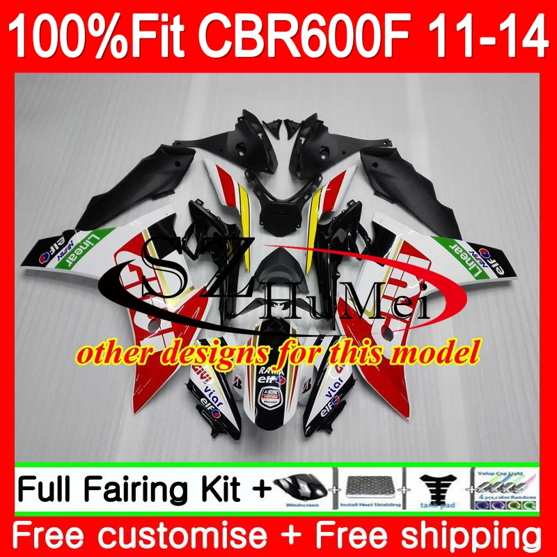 Литья под давлением для HONDA CBR600F4i синий CBR600F 11 12 13 14 116SH.3 CBR 600 F 600F CBR600 F4i 2011 2012 2013 2014