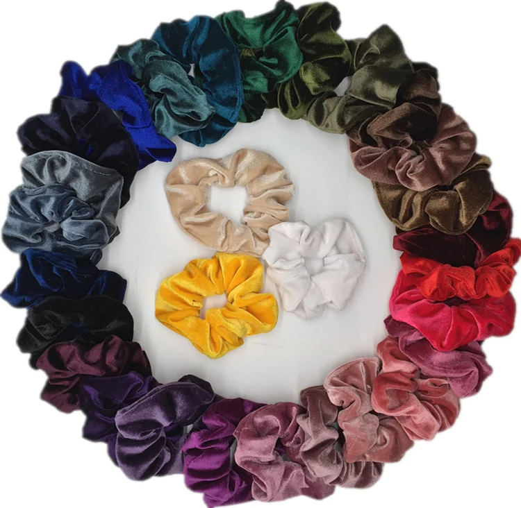 10 шт./лот, женские бархатные резинки для волос, аксессуары для волос, держатель для конского хвоста, Леопардовый однотонный шифоновый Блестящий Блеск