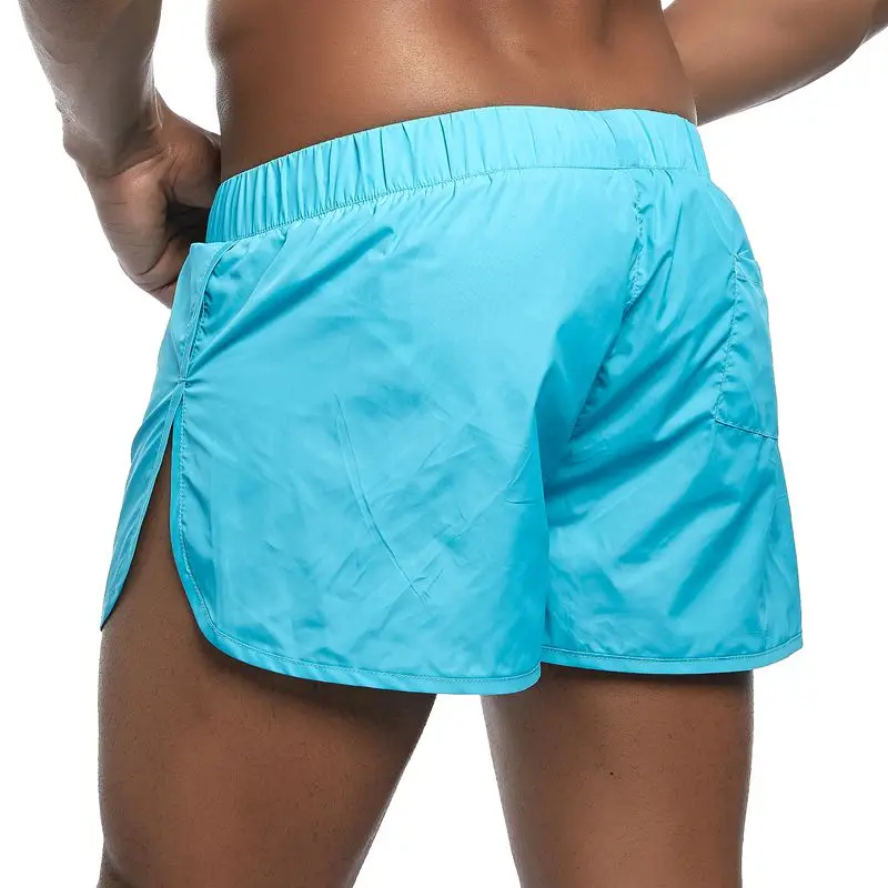 JOCKMAIL Side slit Dry Men's Board Shorts Summer Beach Surfing Man Swimming Shorts Athletic Sport Running Hybrid Home Shorts
