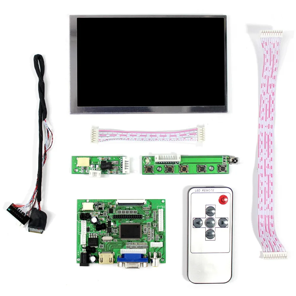 5 6 "5 дюймов LTD056ET3A 1024x600 ЖК дисплей Экран с HD MI + VGA 2AV плата контроллера|vga vga|board