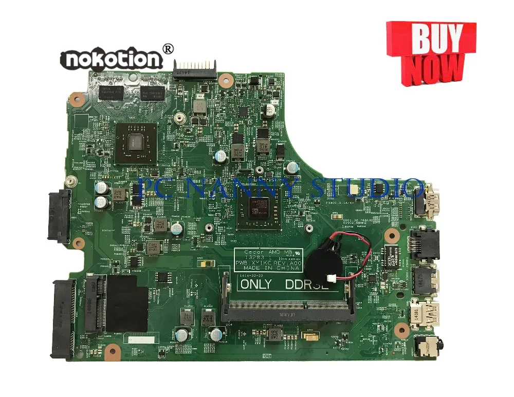 PCNANNY 052GNY 52GNY для Dell Inspiron 15 3541 материнская плата ноутбука E2 6110 1.5ГГц DDR3 13283 1 XY1KCV