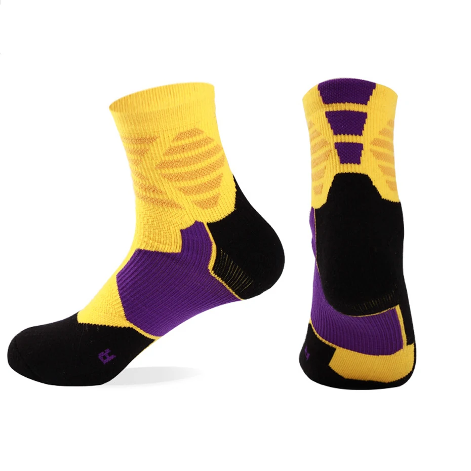Hot 1 Pair Professional Comfortable Sport Socks Breathable Men Women Basketball Cycling Climbing Running Compression Sock |
