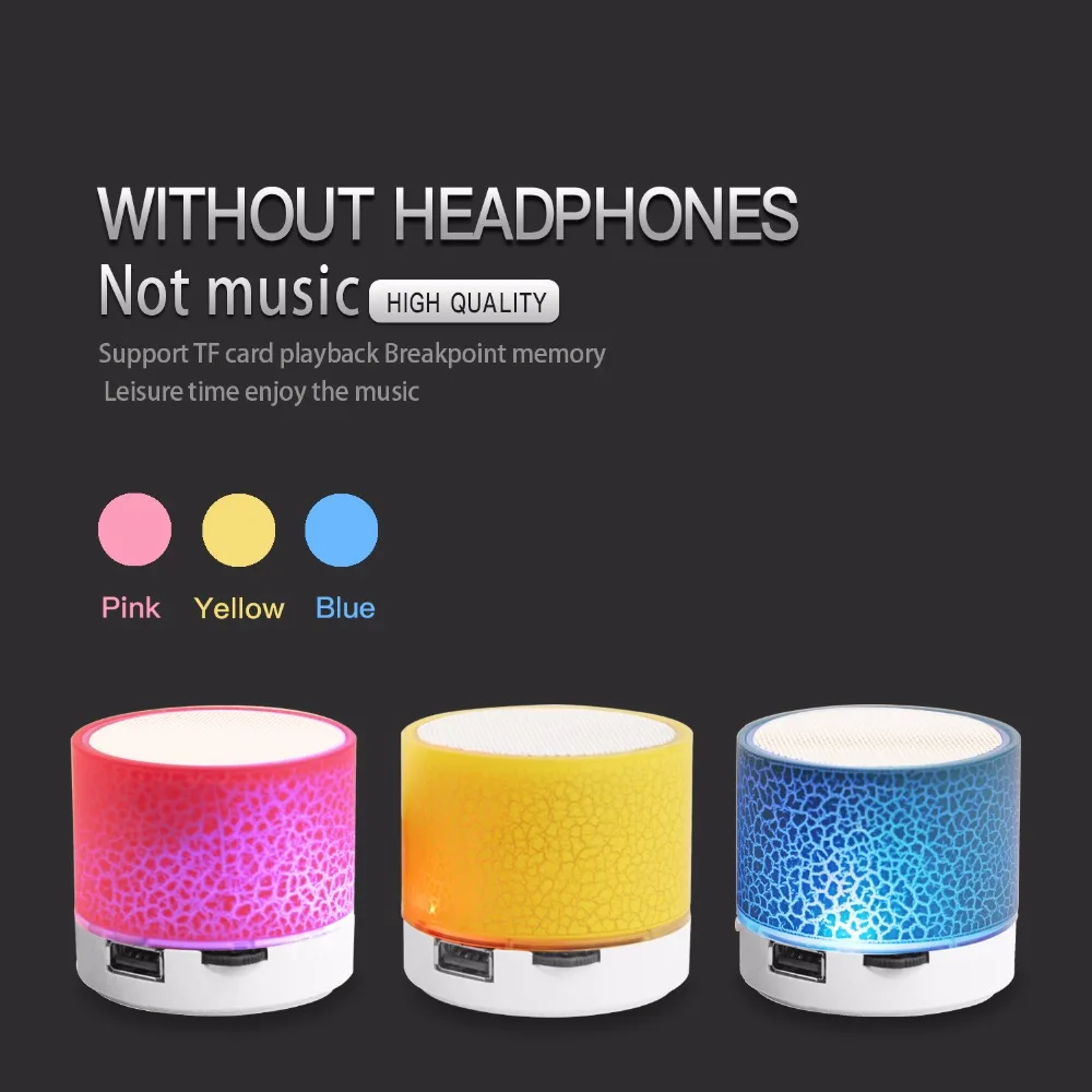 Fatmoon калонка мини динамик bluetooth портативный беспроводной smart led подсветкой