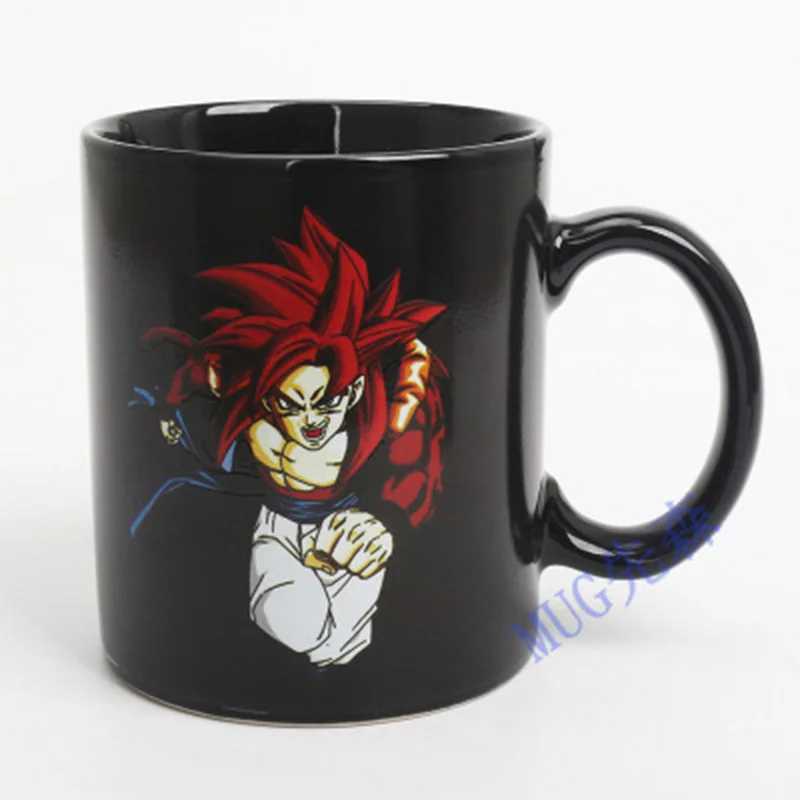 M Dragon Ball Z Супер Saiyan Цвет изменение кружка кружки Аниме Супер Саян Гоку Термокружка Волшебная чашка для молока и чая подарок на день рождения для мальчиков - Цвет: M