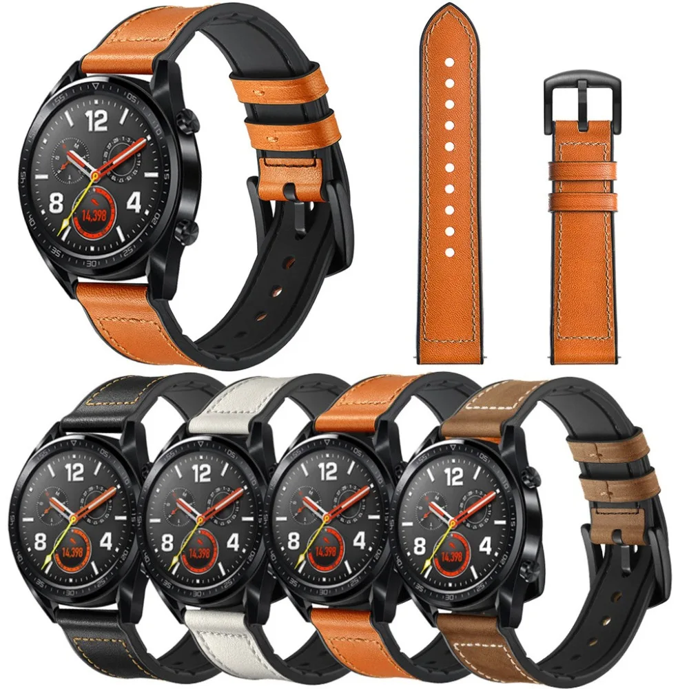 Сменный ремешок-браслет из натуральной кожи для huawei Watch GT Honor Magic, регулируемый размер, легко крепится