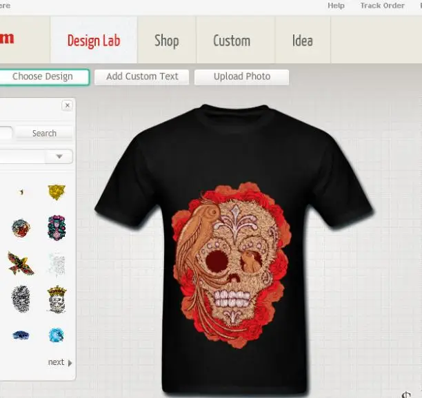 Custom Slim Fit Womens T Shirt Skull City Funny High School T-Shirts Short Sleeve | Женская одежда