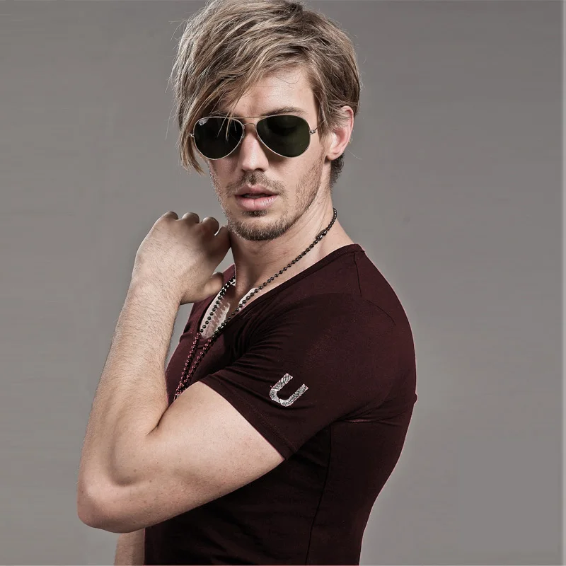 Специальное предложение 2017 летние новые хлопковые мужские футболки с коротким