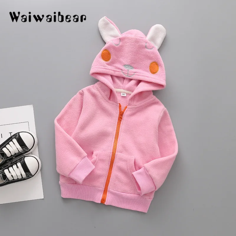 Новые осенние пальто для малышей куртка на молнии с капюшоном детская верхняя
