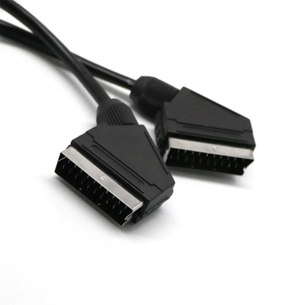 Прямая поставка надежный кабель Scart to длиной 1 5 м 21 штырь подключенный Saorview SKY Freesat