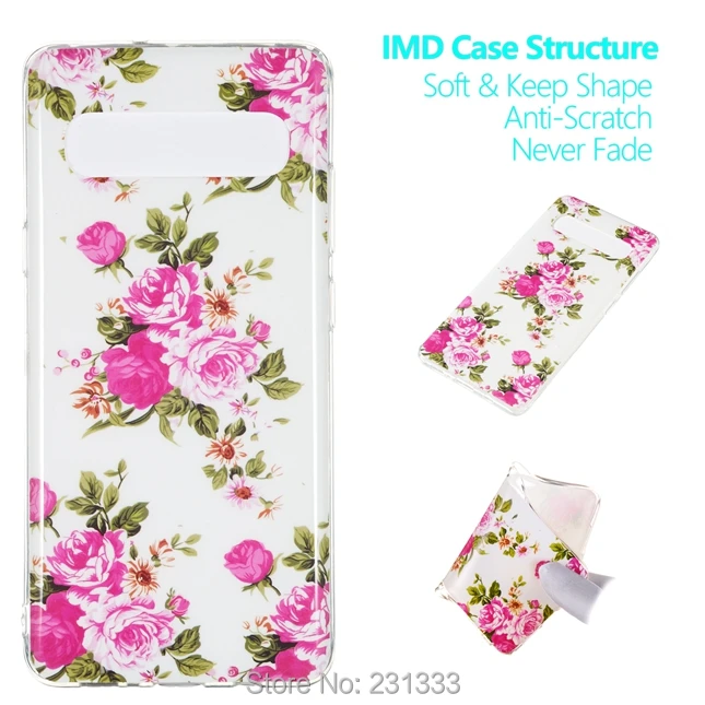 Световой 3D мультфильм мягкий чехол TPU для samsung Galaxy S10 5G M10 M20 M30 A40 A50 A70 A8S J2 CORE J4 цветок Сова чехол с черепом 100 шт