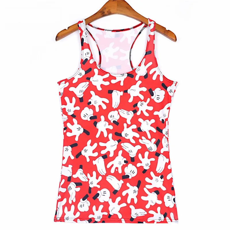 Топы летние женские блузки без бретелек рукавов с цифровым принтом Повседневная