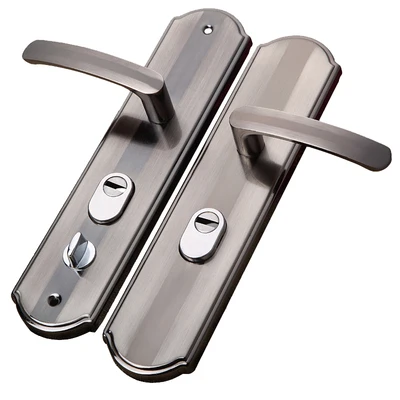 1 Practical door handle set anti-theft lock security lock double latch for bedroom bathroom furniture door lock accessories