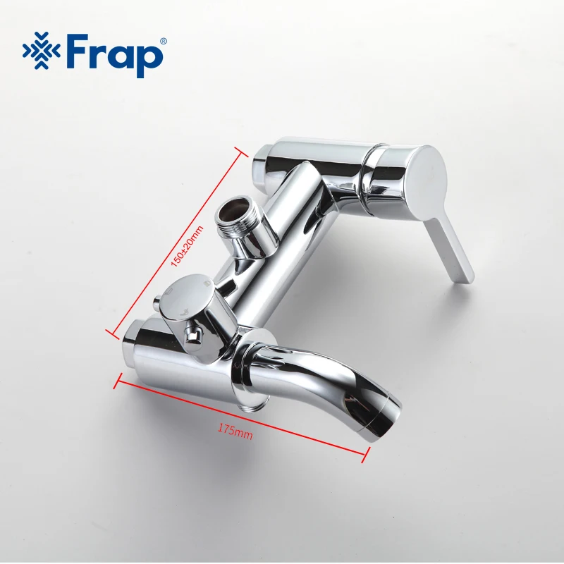 Смеситель для ванной Frap F2416 Y10148 Комбинированный кран Водопад раковины и душа одна