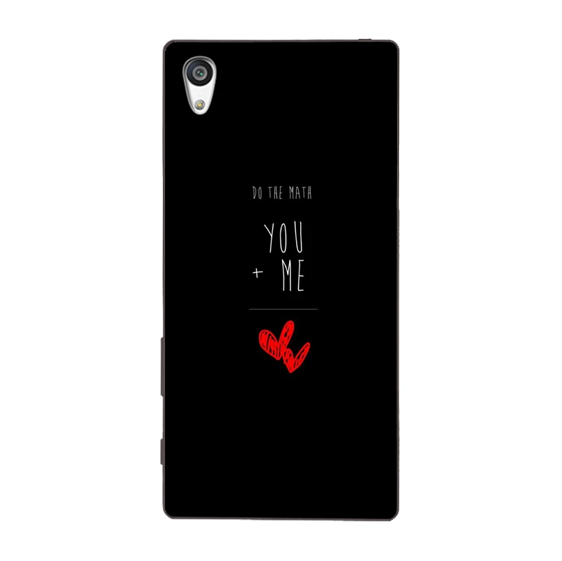 Love Heart Shape Lucky Pattern Printed TPU soft case Cover For Sony Xperia Z Z1 Z2 Z3 Z4 Z5 compact Premium shell Coque |