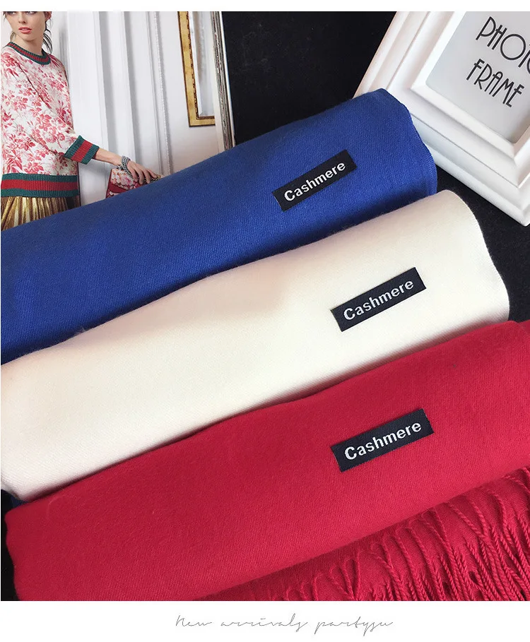 Люксовый Бренд Шарф Пашмины Echarp Кашемировый Wrap Шаль Зимы Мужчин женщин Cachecol