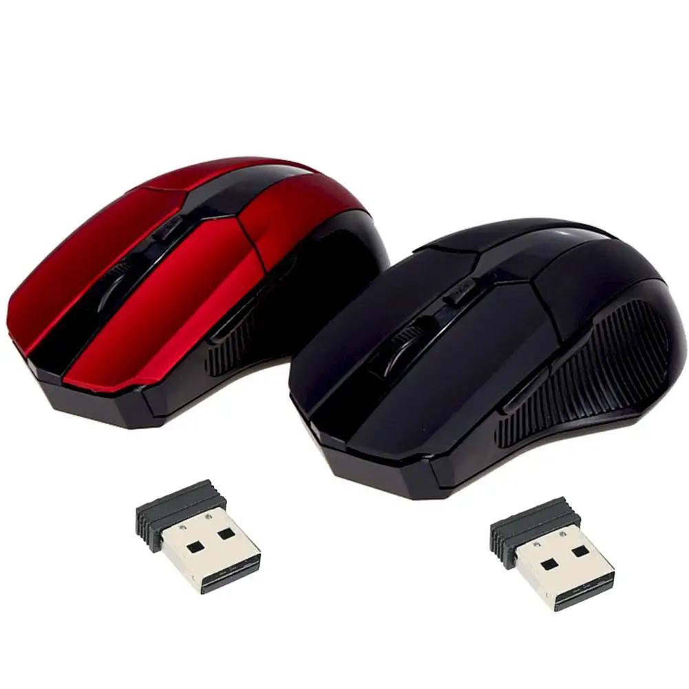 2 4 GHz Мини Беспроводная игровая мышь 1600 точек/дюйм оптическая Мыши + USB 0 приемник