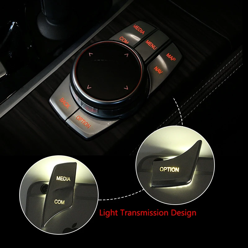 Парковочные наклейки с кнопками мультимедиа Накладка для BMW X3 G01 5 серии G30 G31 2017-2019