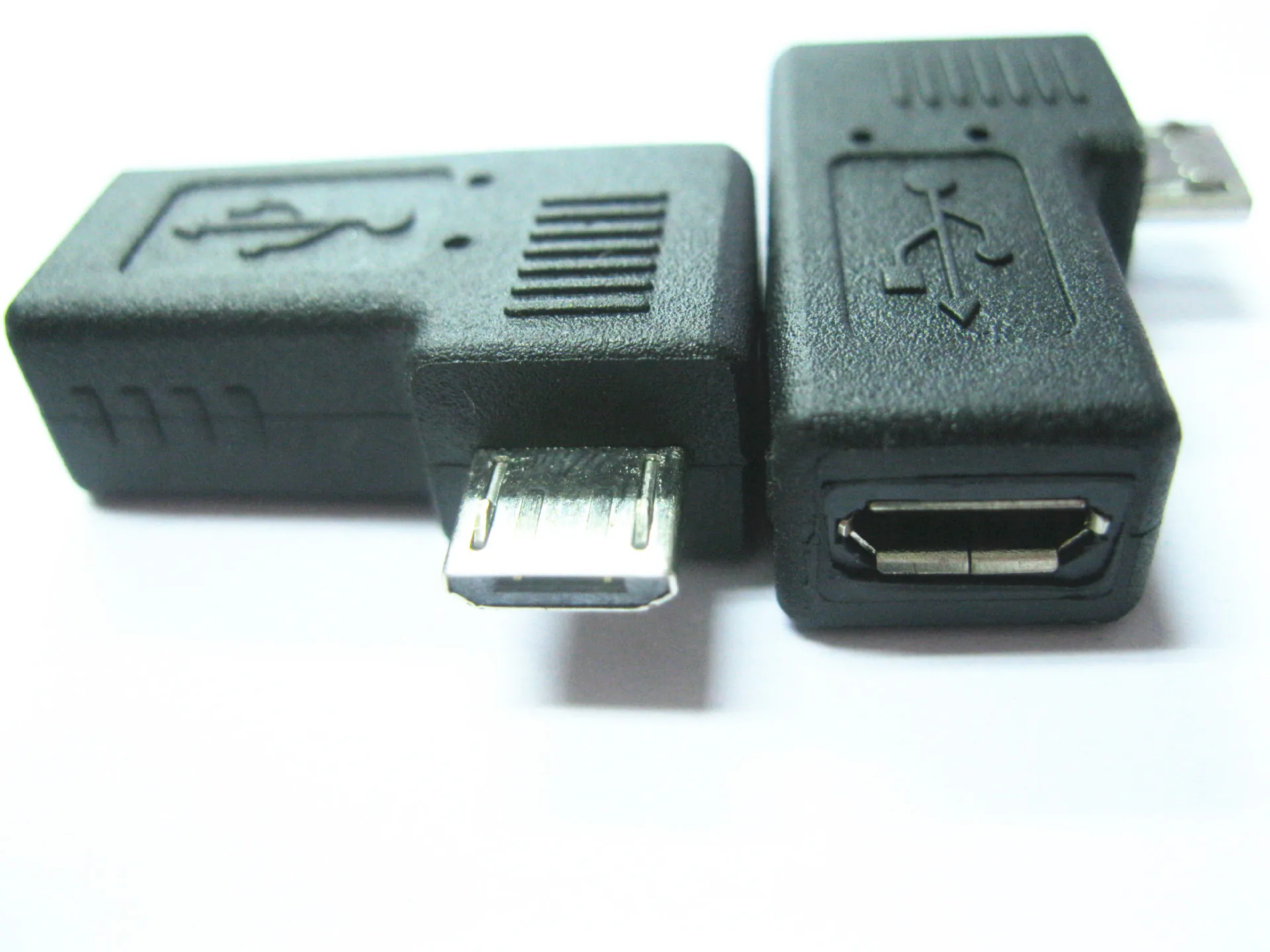 Переходник для зарядного устройства с разъемами Micro USB папа на мама|90 micro usb|male to male