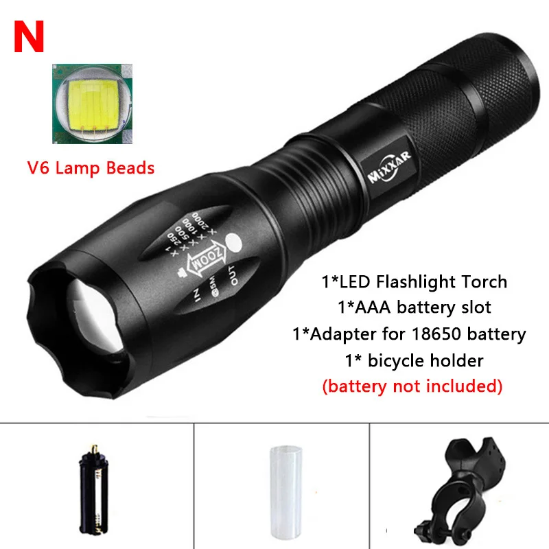 N Q250 TL360 8000 лм T6/V6/L2 велосипед/Велосипедный светильник 18650 перезаряжаемый велосипедный светильник/головной светильник велосипедный светильник передний для велосипеда/велосипеда - Цвет: N