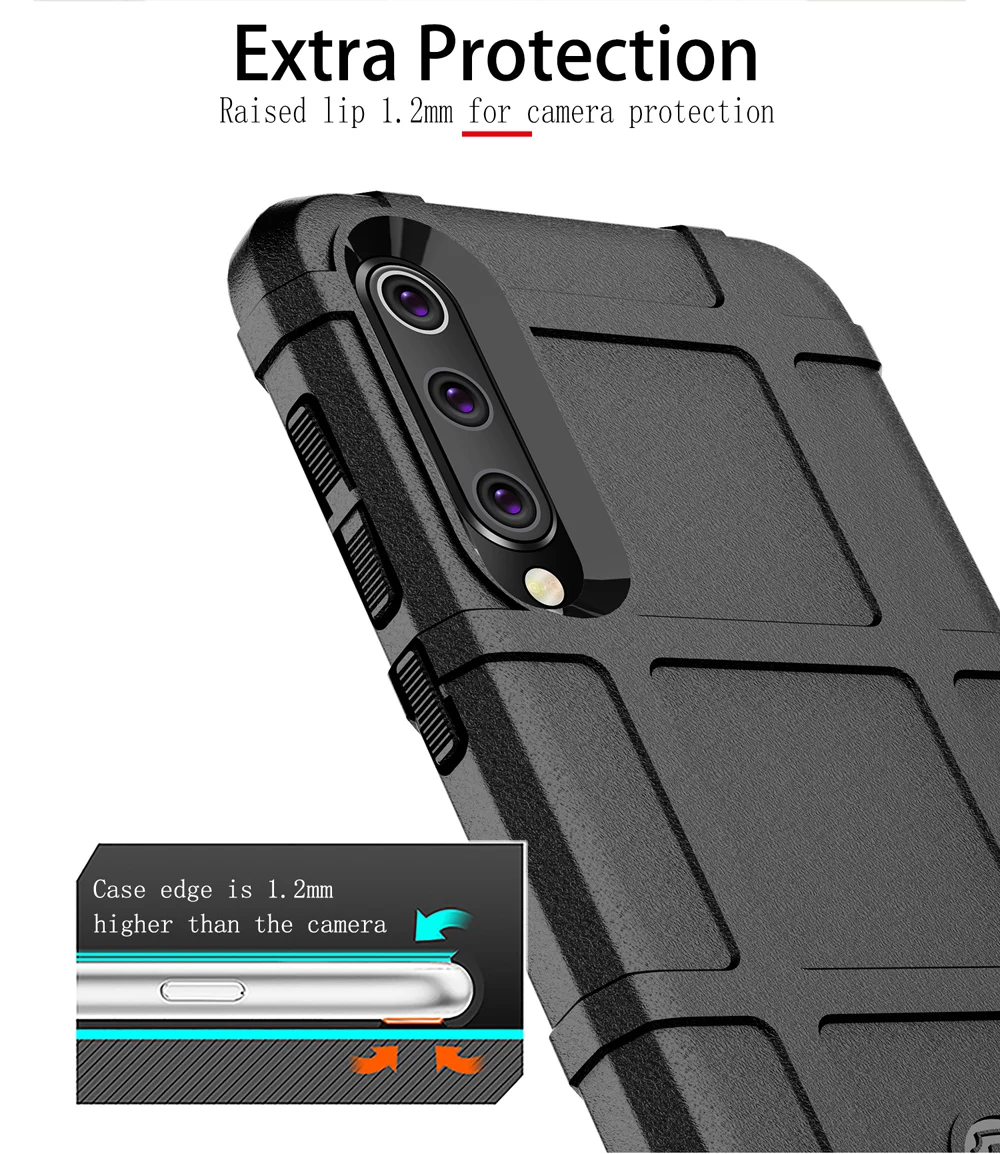 Противоударный Прочный чехол для Xiaomi mi 8 9 SE 6X A2 Lite Poco F1 Play чехол Fundas Red mi Note 8 6 7 5 Pro Go силиконовый чехол