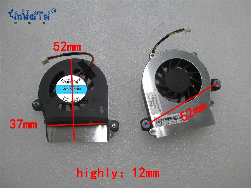 10 шт. мини вентилятор для ноутбука 52 х37х12 мм 5 В 2017 А|cooling fan|5v pc fan5v mini fan |