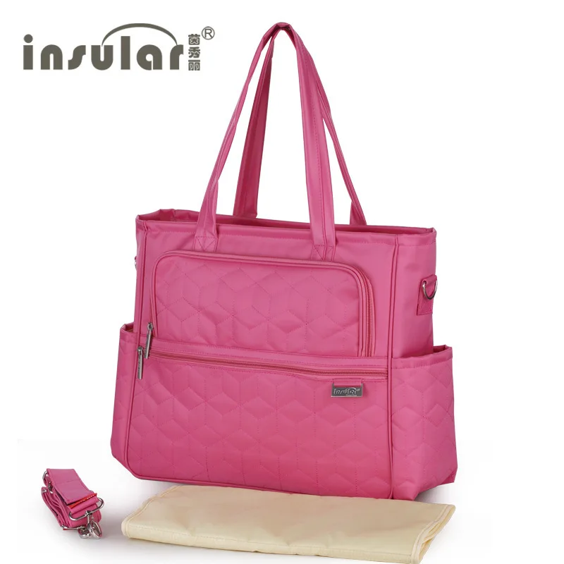 Сумка-мессенджер для подгузников водонепроницаемая фиолетовая розовая бежевая |