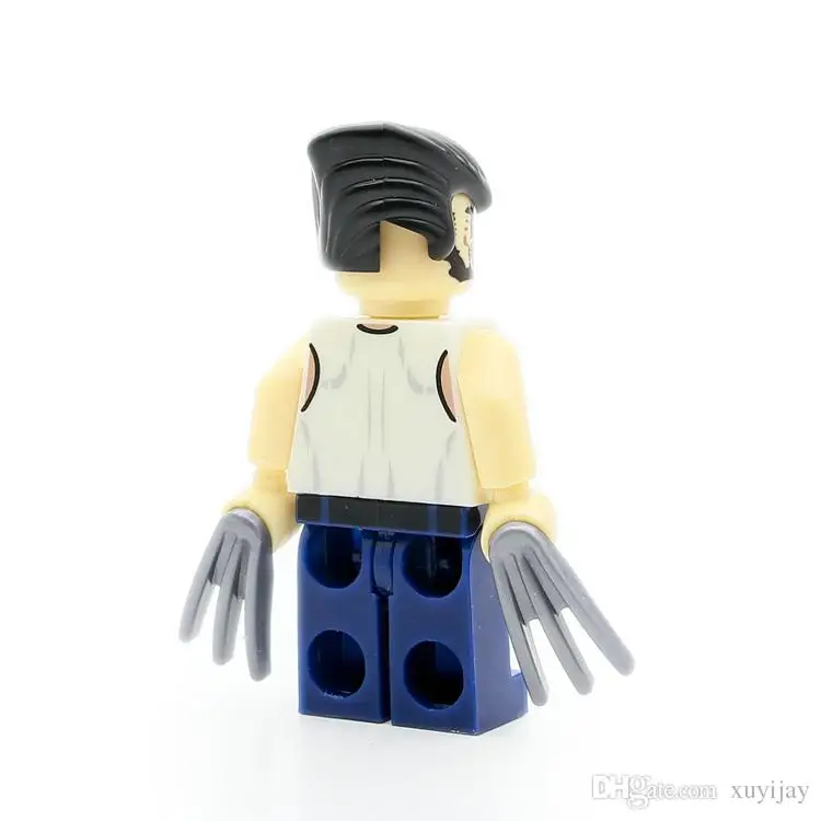 Одна распродажа белая росочка X-Men супер-герои модель Civil War Minifig строительные