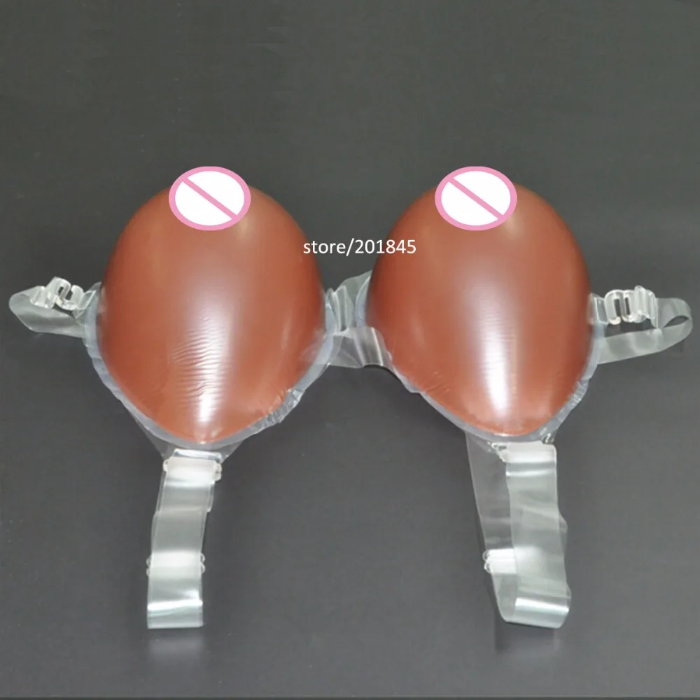 Искусственные мягкие силиконовые формы груди с ремешком увеличитель 500g/600g/800g/1000