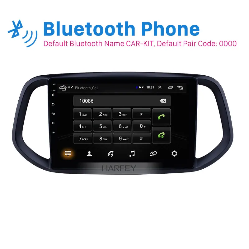 Harfey 10.1&quot GPS Radio for Kia KX3 2014 2015 2016 2017 Android 9.1 with Bluetooth WIFI Music support TPMS DVR Carplay Digital TV |