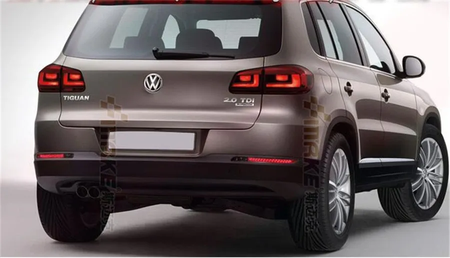 Пара задних огней для Volkswagen Tiguan 2011-14 задний бампер отражатель задние сигнальные огни Высокое качество