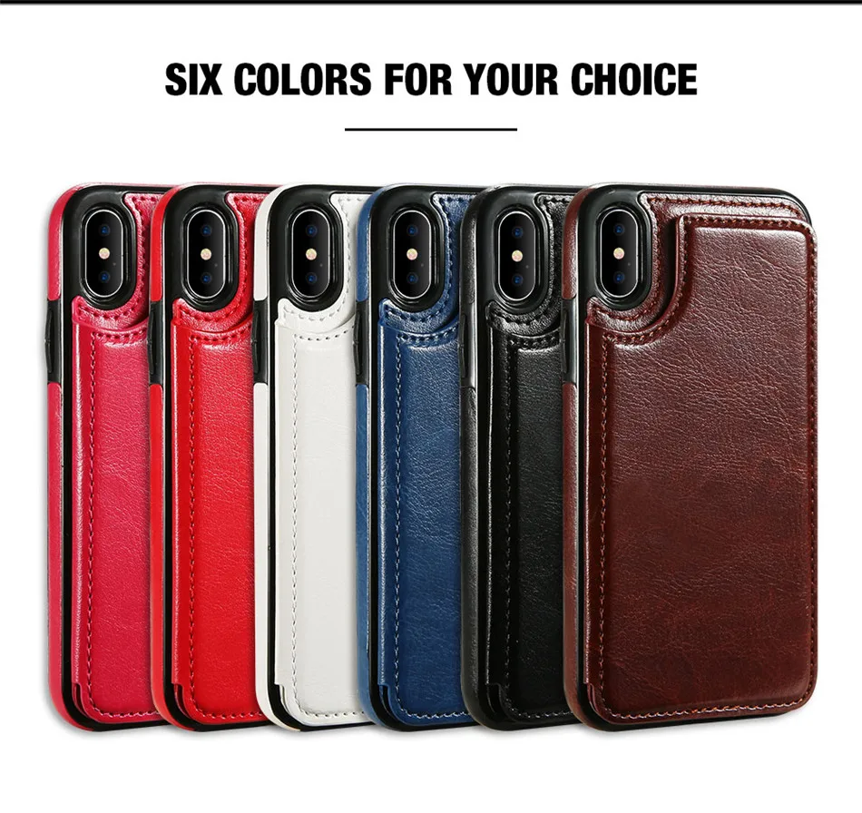 Чехол из искусственной кожи для Samsung S10 S9 S8 Plus S7 Edge Note 10 9 8 чехол телефона iPhone 11 XR XS X 7