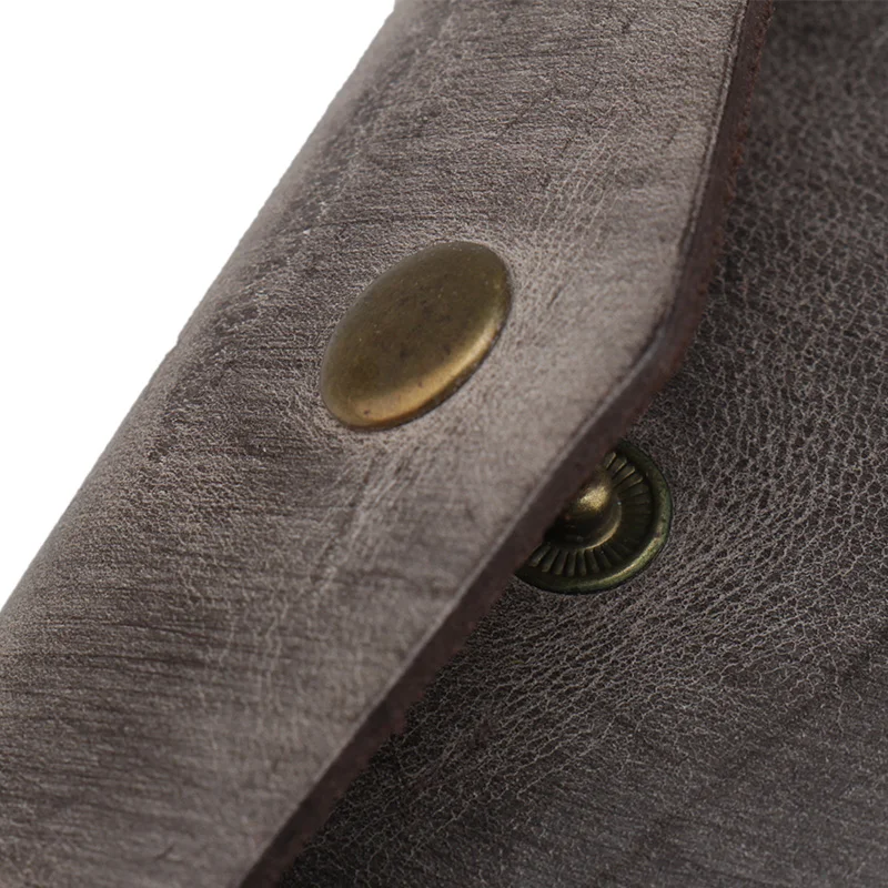 Итальянские однотонные мини кошельки ручной работы из воловьей кожи с карманом