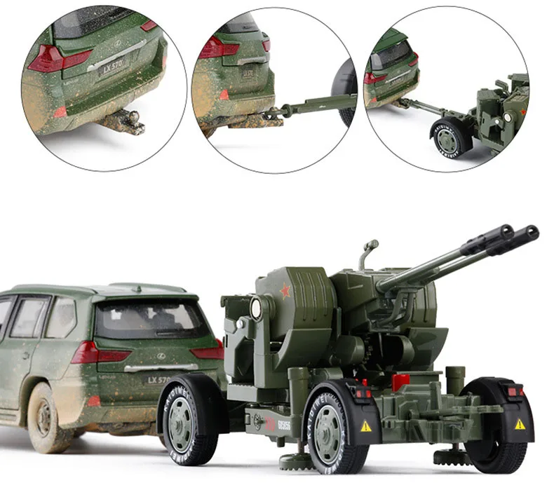 1/32 LEXUS LX570 Игрушечная модель автомобиля из сплава, детские игрушки, настоящая Лицензионная коллекция, военный внедорожник