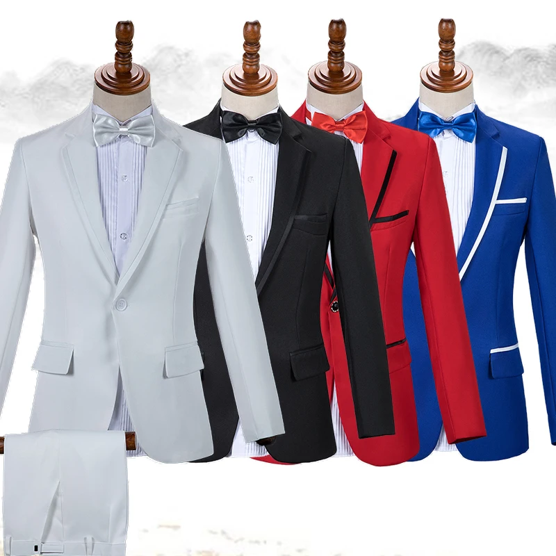 

Men Jacket Suit Man Formal Suit Nightclub Bar Dj Ds Gogo Show Costume Adults Singers Dancer Stage Performance Dancewear DT751