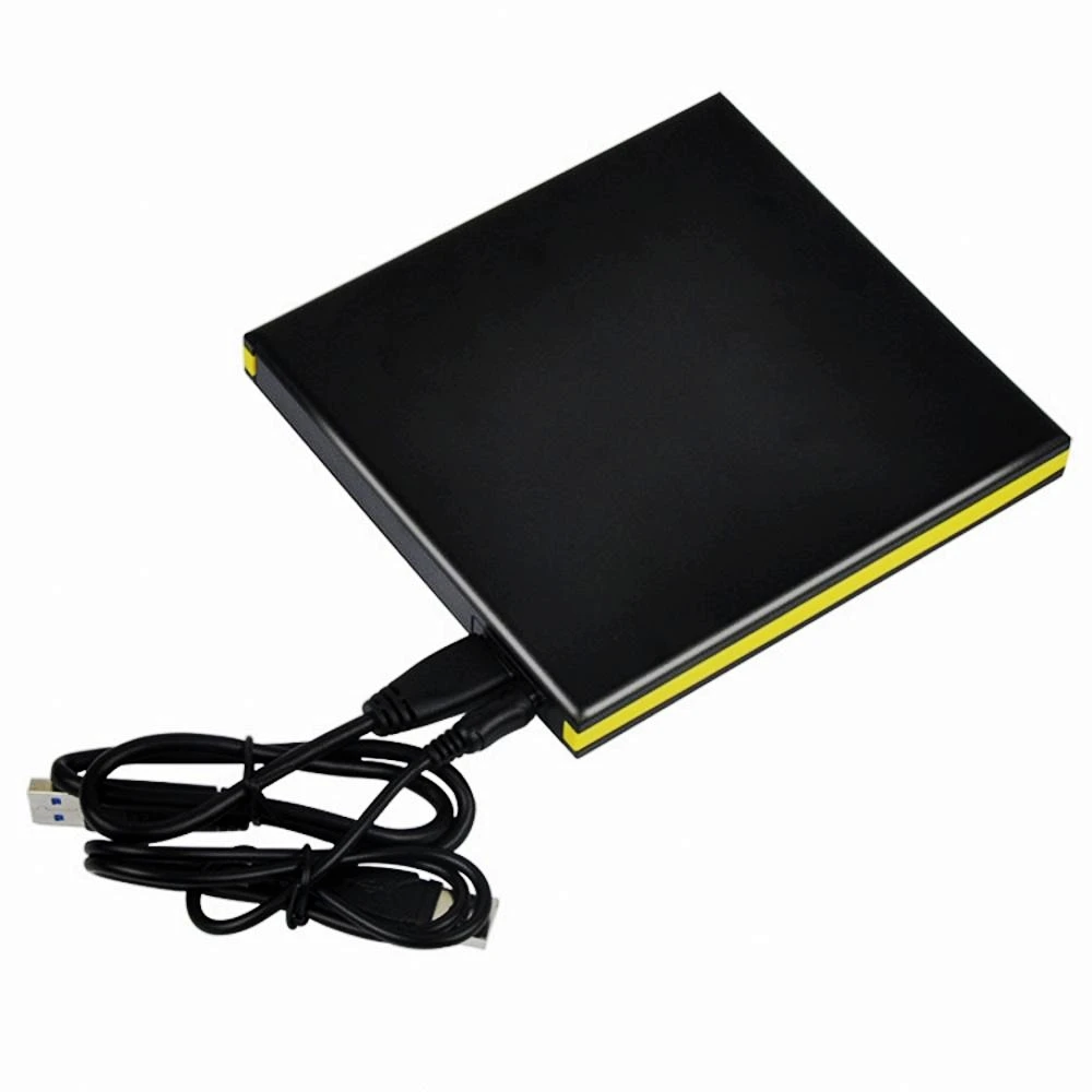 Черный тонкий внешний привод USB 3 0 BD Blu Ray DVD +/-RW +/-DL CD записывающее устройство для